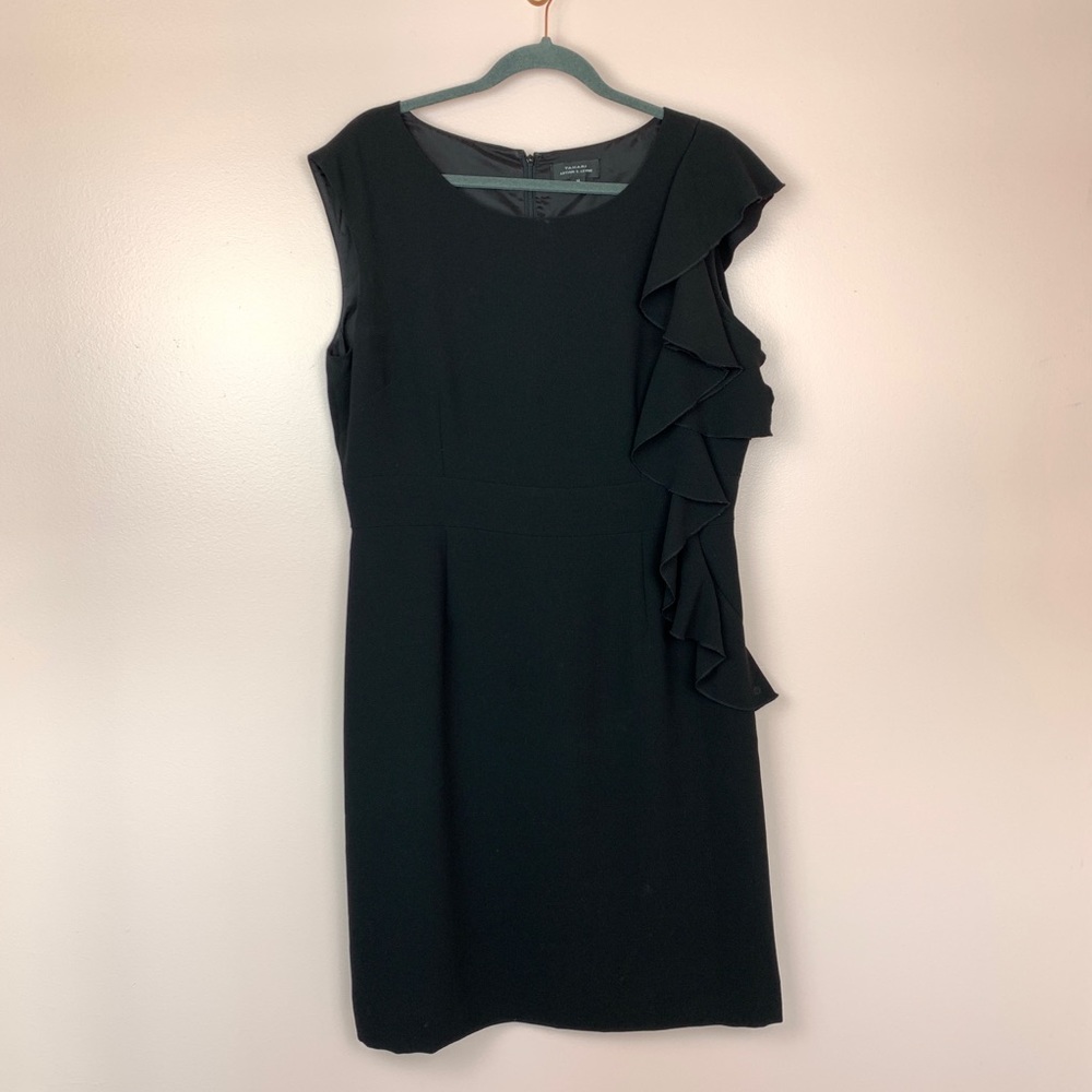 Tahari Black Sleeveless Dress 14